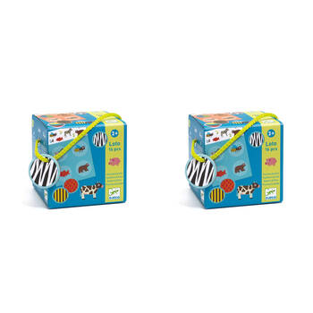 40pc Djeco Feathers & Fur Bingo Game Kids/Children Game 2y+