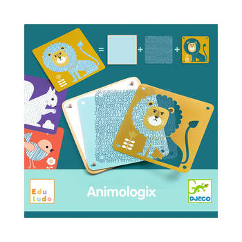 Djeco Animologix-Concept of Picture Creation Kids Educational Game 4y+