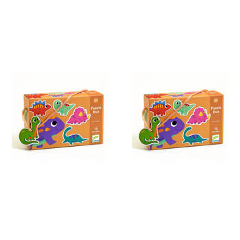 40pc Djeco Duo Dinosaur Jigsaw Puzzle Kids Educational Game 2y+