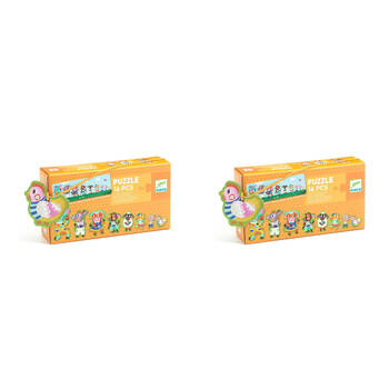 2PK Djeco Big & Small Game on the Farm Kids Educational Play 3y+