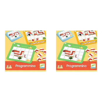 2PK Djeco Programmino-Concept of Location & Spatial Management Kids Game 4y+