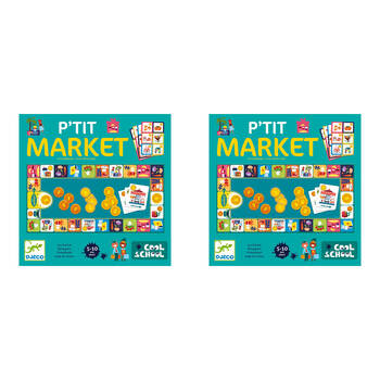 2PK Djeco Little Market Buying Kids Educational Board Game 5y+