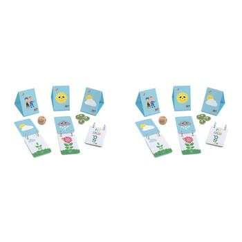 2PK Djeco Floralia Weather Kids/Children Interactive Game 4y+