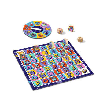 Djeco ABC Rapido Vocabulary Kids Tabletop Board Game 6y+