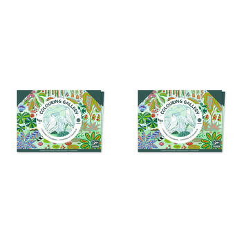 2PK Djeco Wilderness Colouring Gallery Kids Art Activity 8y+