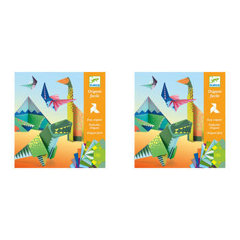 2PK Djeco Dinosaurs Origami Kids Art/Craft Activity Kit 6y+