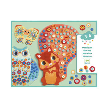 Djeco Milfiori Mosaic Art/Craft Kids Activity Creative Kit 3y+