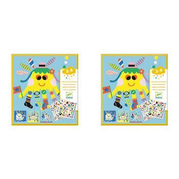 320pc Djeco Sea Creatures Stickers Set Kids Art/Craft 3y+