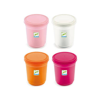 4pc Djeco Pots Of Modelling Dough-Sweet Kids Craft Play Toy 18m+