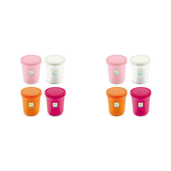 8pc Djeco Pots Of Modelling Dough-Sweet Kids Craft Play Toy 18m+