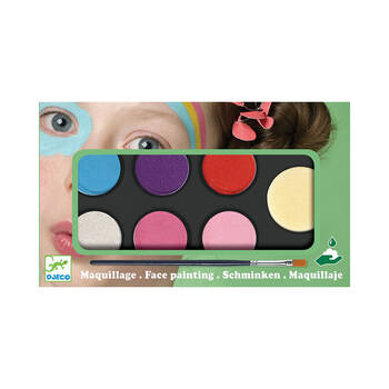 Djeco Sweet Body Art Palette 6-Colours Face Paint Set 3y+