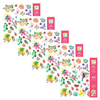800pc Djeco Paradise Stickers Stationery Decals Set Kids 4y+