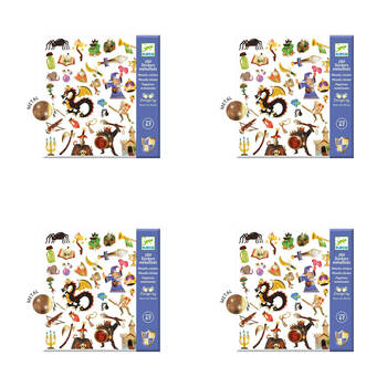 640pc Djeco Medieval Fantasy Stickers Stationery Decals Set Kids 4y+