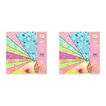 200pc Djeco Haru By Petit Pan Origami Sheets Art/Craft Set 5y+