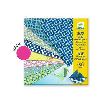 100pc Djeco Natsu By Petit Pan Origami Sheets Art/Craft Set 5y+