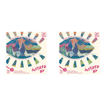 2PK Djeco Inspired By The South Vincent Van Gogh Scratch Cards Set 5y+