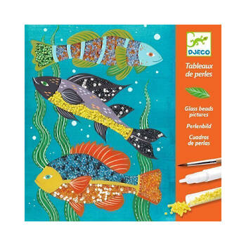 Djeco Zoology Glass Beads Kids DIY Creative Craft Kit 7y+