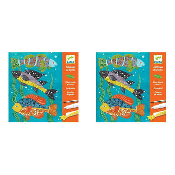 2PK Djeco Zoology Glass Beads Kids DIY Creative Craft Kit 7y+