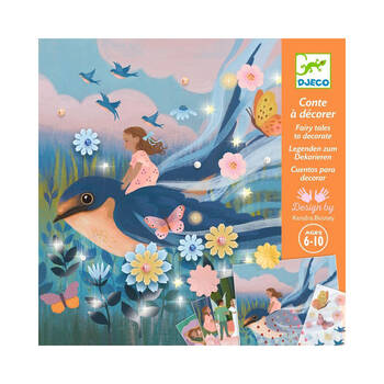 Djeco Thumbelina Fairy Tale to Decorate Kids Activity Set 6y+