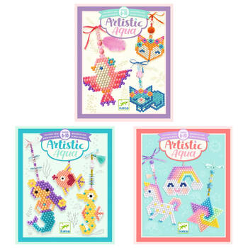 Djeco Plastic Country Charm/Sea Charm/Rainbow Artistic Aqua Kids Craft Kit 6y+