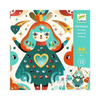 Djeco Harmony Foil Pictures Kids Creative Art Kit 5y+