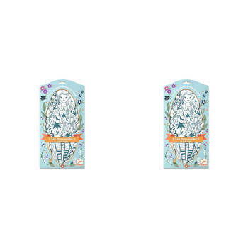 2PK Djeco Angèle & Friends Les Demoiselles Kids Colouring Art Kit 6y+
