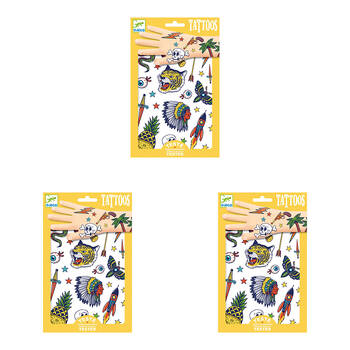 150pc Djeco Bang Bang Temporary/Fake Tattoos Kids 3y+