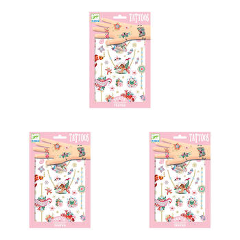 150pc Djeco Fiona's Jewels Temporary/Fake Tattoos Kids 3y+