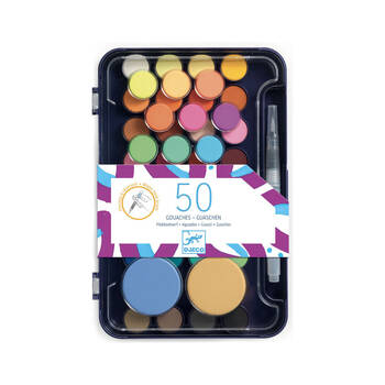 Djeco Artist's Palette Watercolour Paint w/ Brush Set 6y+