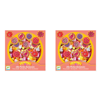 2PK Djeco Flower Fancy Beads Kids/Children Craft Accessory Kit 6y+
