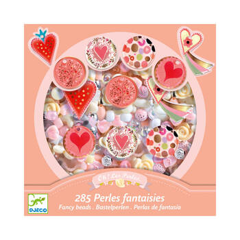 Djeco Heart Fancy Beads Kids/Children Craft Accessory Kit 6y+