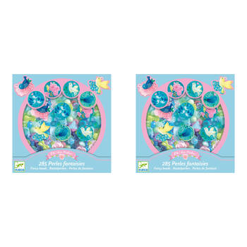 2PK Djeco Bird Fancy Beads Kids/Children Craft Accessory Kit 6y+