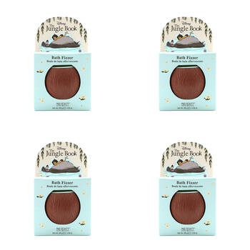 4PK Disney The Jungle Book Tropical Scented Bathtub Fizzer 130g Coconut