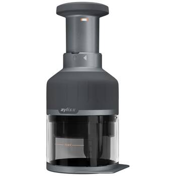 Zyliss Zick-Zick 3 Manual Food Chopper/Processor Kitchen Gadget/Tool Dark Grey
