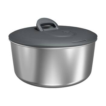 Zyliss Easy Spin Stainless Steel Salad Spinner/Strainer Kitchen Gadget Large