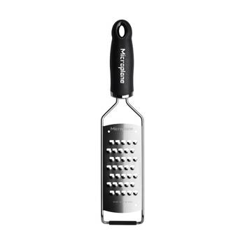 Microplane Gourmet Extra Course Grater Kitchen Accessory Black Plastic Handle