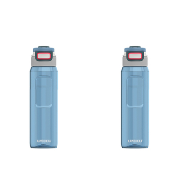 2PK Kambukka Elton Tritan 1000ml Drinking Bottle - Niagara Blue