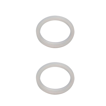 2x Euroline 2-Cup Replacement Gasket for 3952 Coffee Maker - White