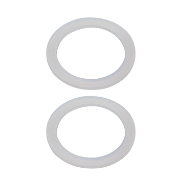 2x Euroline 6-Cup Replacement Gasket for 3952 Coffee Maker - White