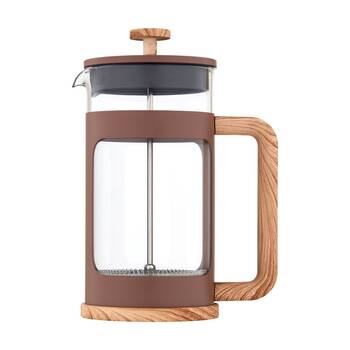 Euroline Plunger French Press Coffee Maker Durable Glass 350ml Latte