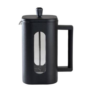 Euroline Coffee & Tea Maker Plunger French Press Square Shaped 1000ml Black