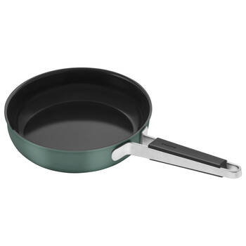 Zwilling Pure Stainless Steel Frypan Ceramic Non-Stick Coating 24cm Green