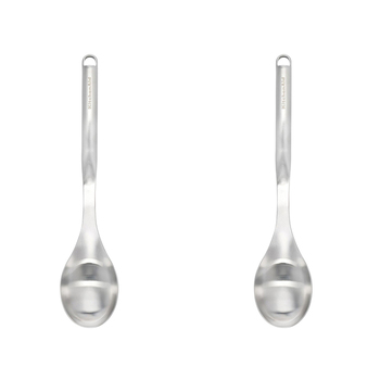 2PK KitchenAid Solid Basting Spoon Stainless Steel 33.6cm - Silver
