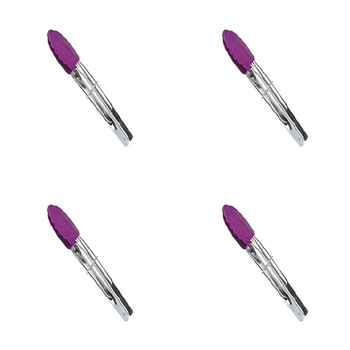 4PK Cuisena 18cm Mini Stainless Steel/Silicone Tongs - Assorted