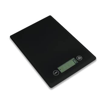 Cuisena Digital Kitchen Food Scale Tempered Glass Platform 5kg Capacity Black