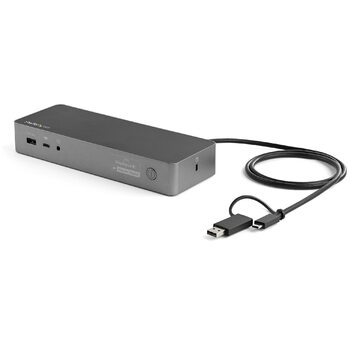 Star Tech Universal Laptop Docking Station - USB-C & USB-A - 100W PD