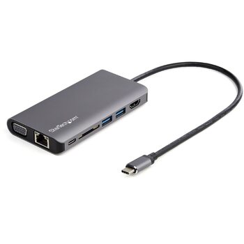 USB-C Multiport Adapter - HDMI / VGA - PD - SD - GbE & Audio