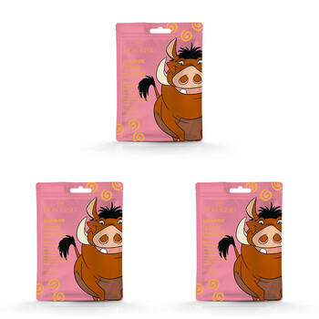 3PK Disney Lion King Pumba Scented Skincare Sheet Face Mask 25ml Watermelon
