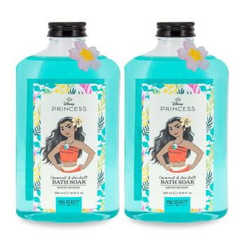 2PK Disney Moana Scented Bubble Bath Soak 530ml Coconut & Seasalt