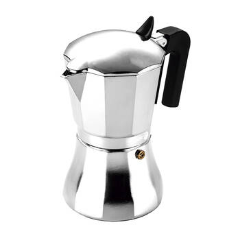 Fagor Cupy 9-Cup Aluminium Espresso Maker Moka Pot - Silver